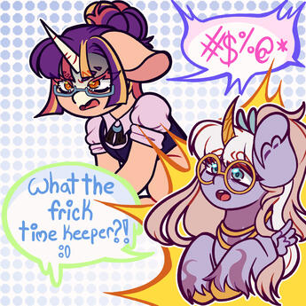 OC's by me and ashilare2